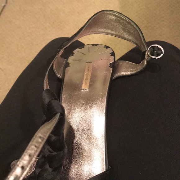 Summer Lightweight Leather/ Satin Heels - Picture 8 of 10